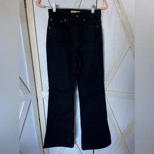 Madewell black The perfect vintage flare Jean